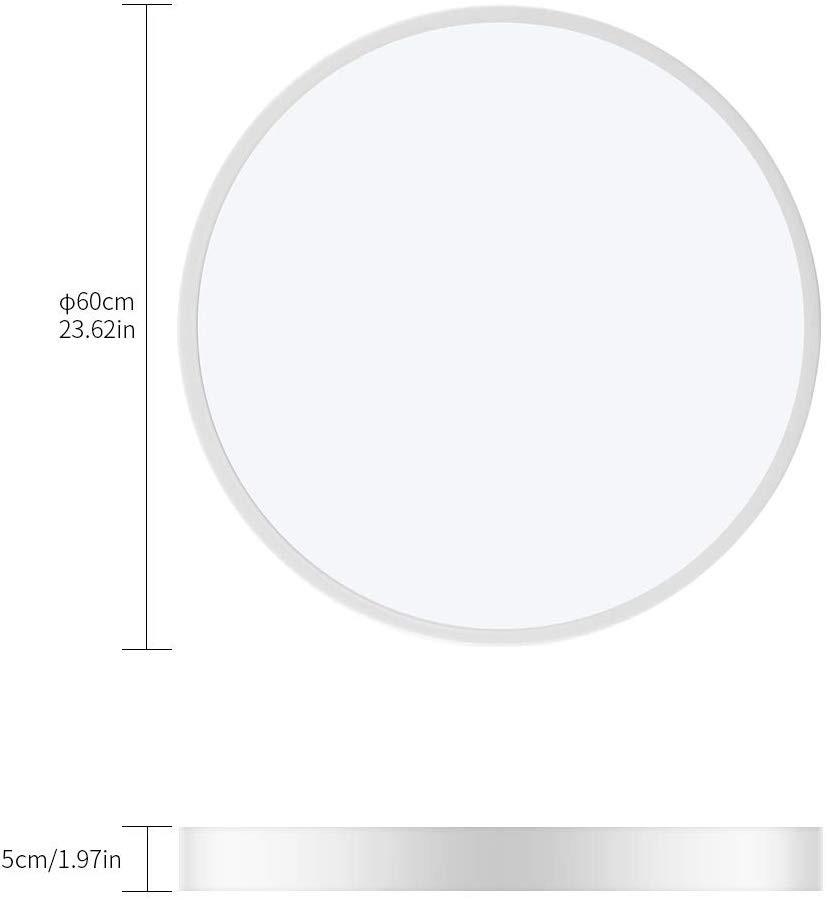 Commercial Electric 7 in. White Closet Light LED Flush Mount Ceiling Light Fixture 810LM Bright White 4000K Bathroom Lighting Laundry Room 54663141 - The Home Depot
