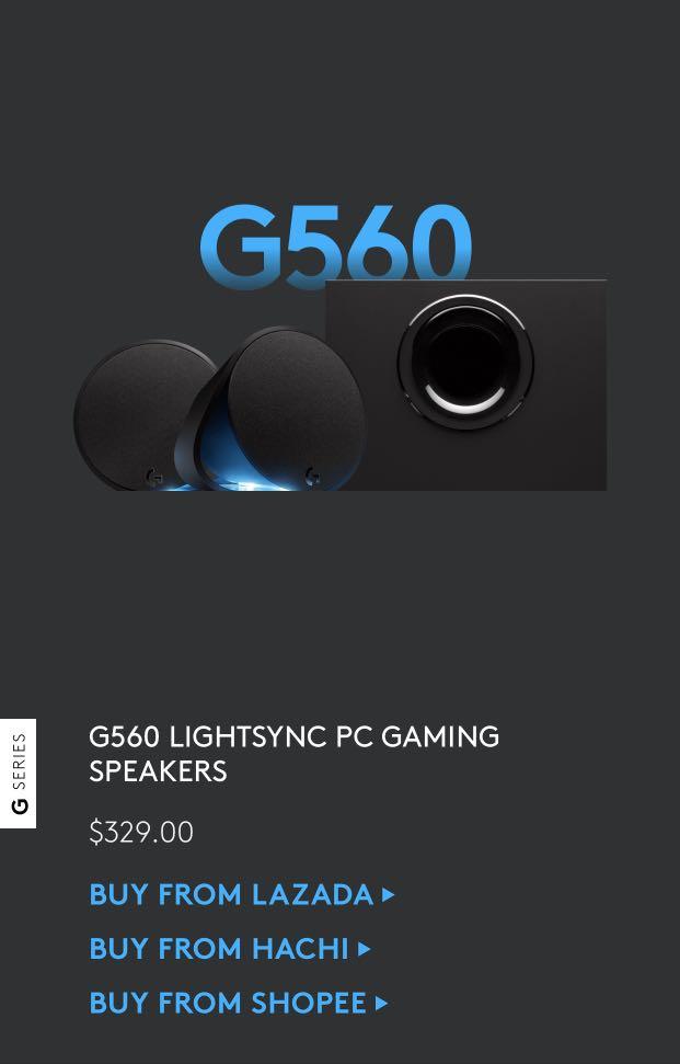 Logitech g560 lazada top