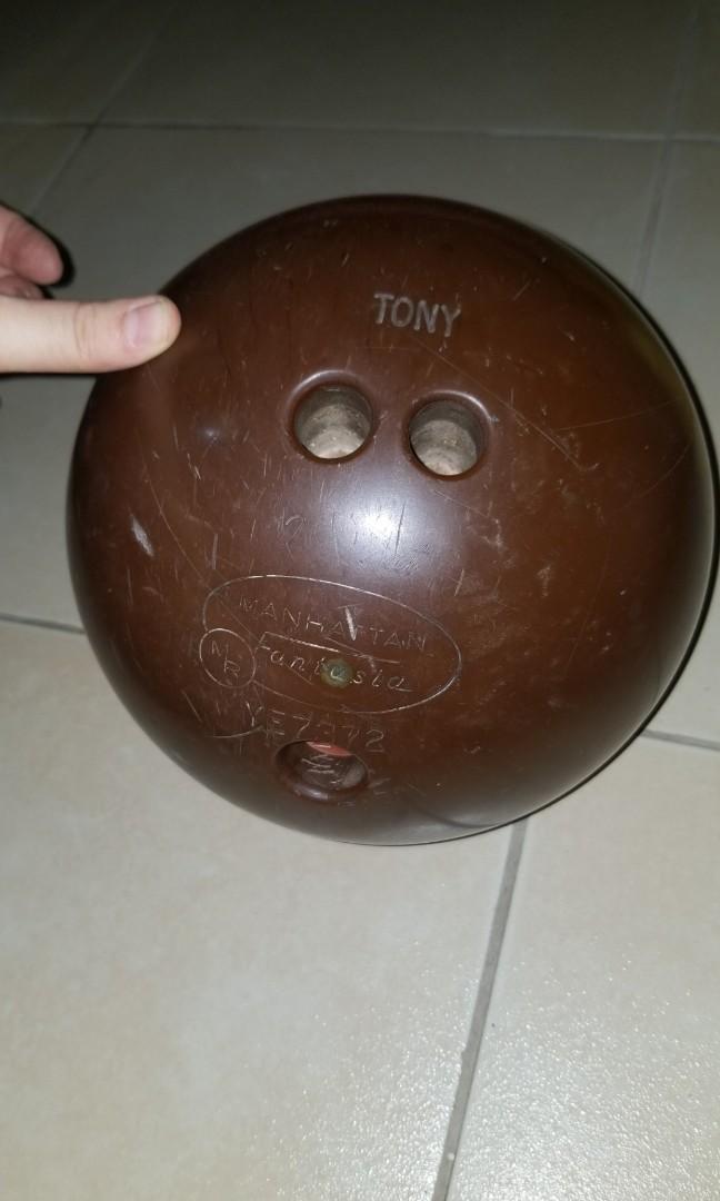 Manhattan Fantasia rubber bowling ball, Sports Equipment, Sports