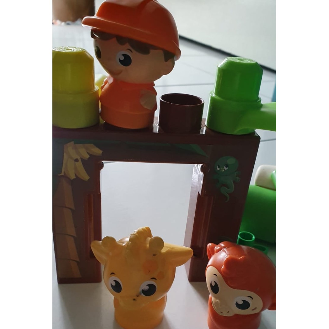 Mega bloks Jungle safari slide and swing set, Babies & Kids, Infant