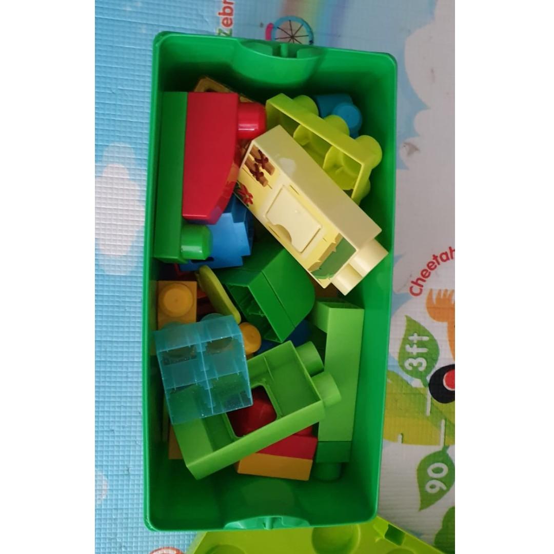 Mega bloks Jungle safari slide and swing set, Babies & Kids, Infant