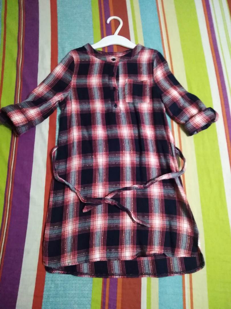polo plaid dress