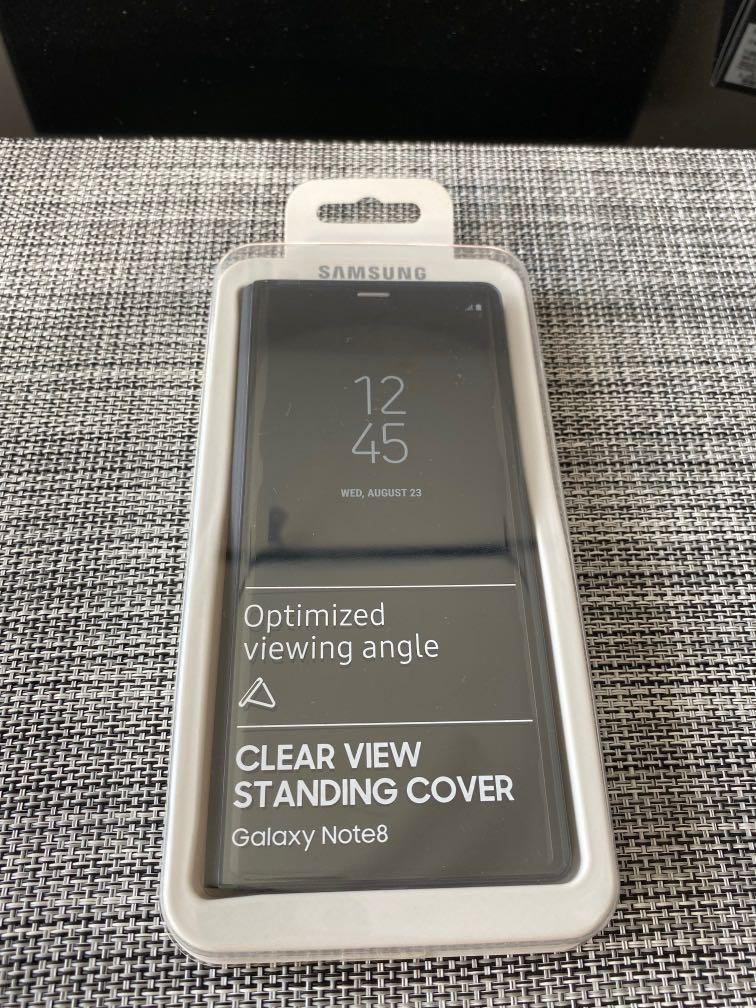 Samsung Note 8 clear view standing cover, Mobile Phones & Gadgets