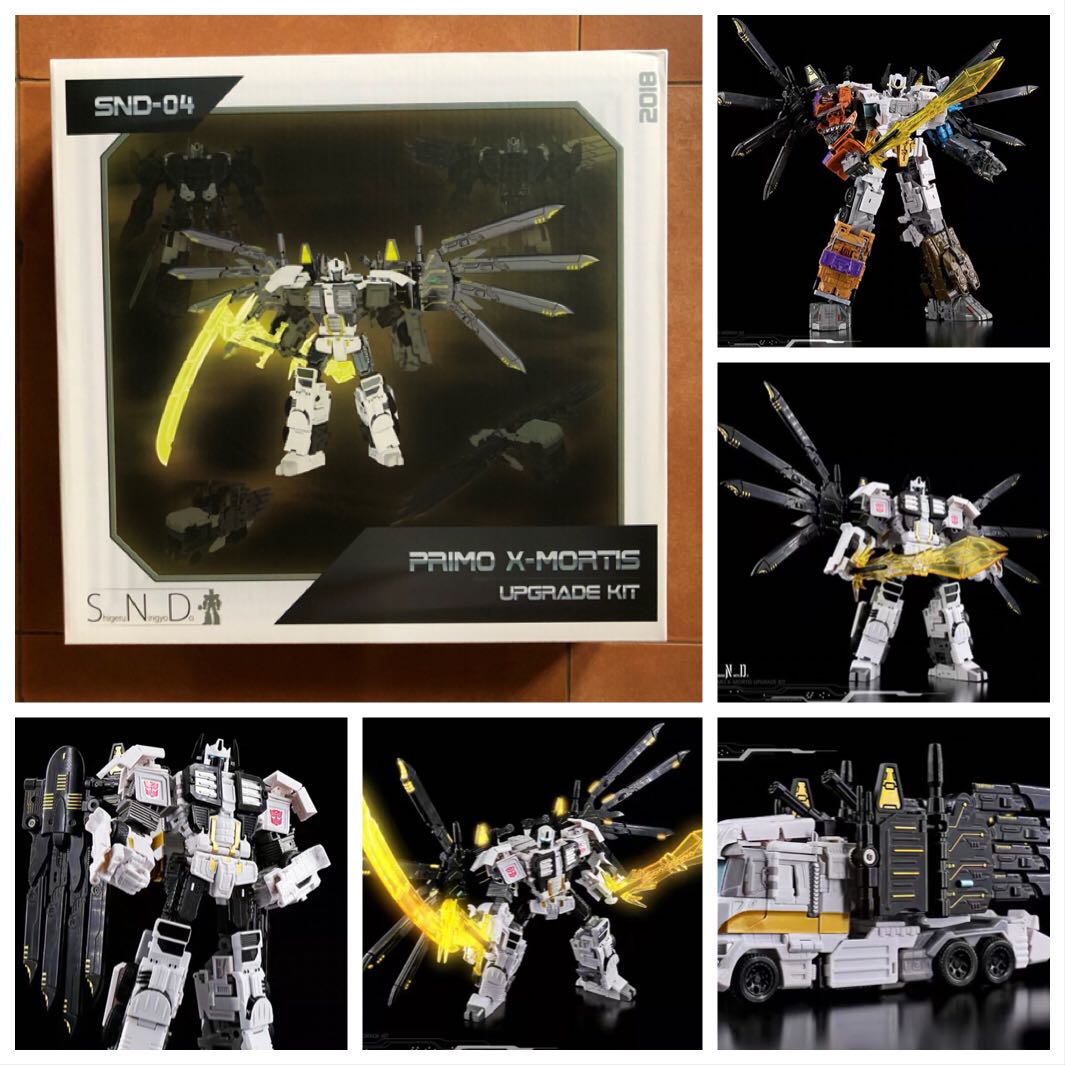 Transformers S.N.D SND - SND-04 SND04 Primo X-Mortis Upgrade Kit (Nova  Prime) For Combiner Wars Battle Core White Optimus Prime (MISB) (Please  note ...