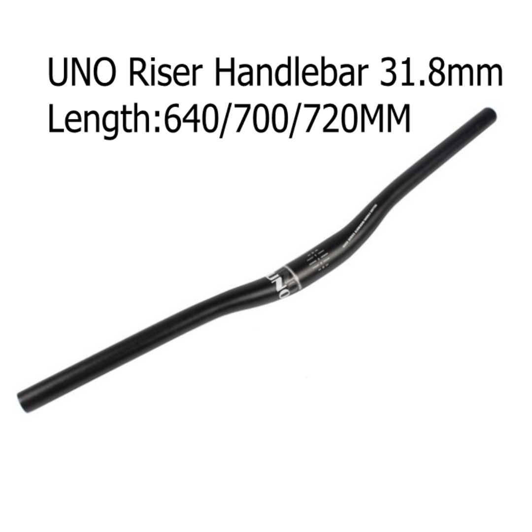UNO Bike Riser Handlebar 31.8mm 680mm 700mm 720mm Sports