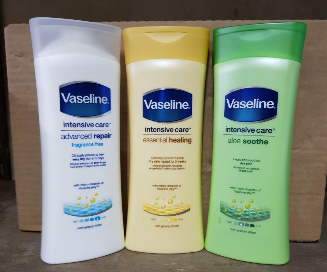 vaseline body and face lotion