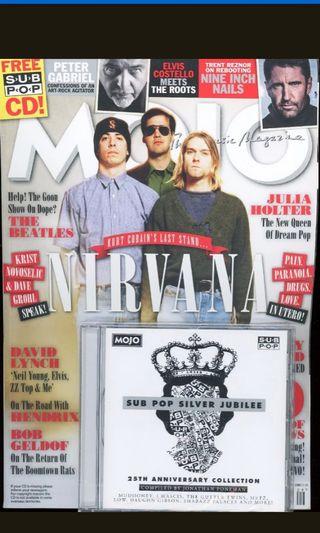 MOJO Magazine September 2013 NIRVANA Beatles Hendrix with Sealed Sub Pop CD