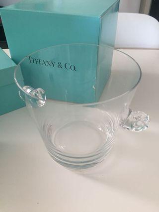 Tiffany and Co scroll handle ice bucket