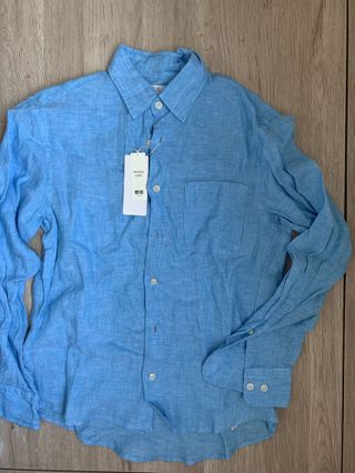 Uniqle linen shirt 麻质恤衫 jack wills gap asos cos topman64202894249985110