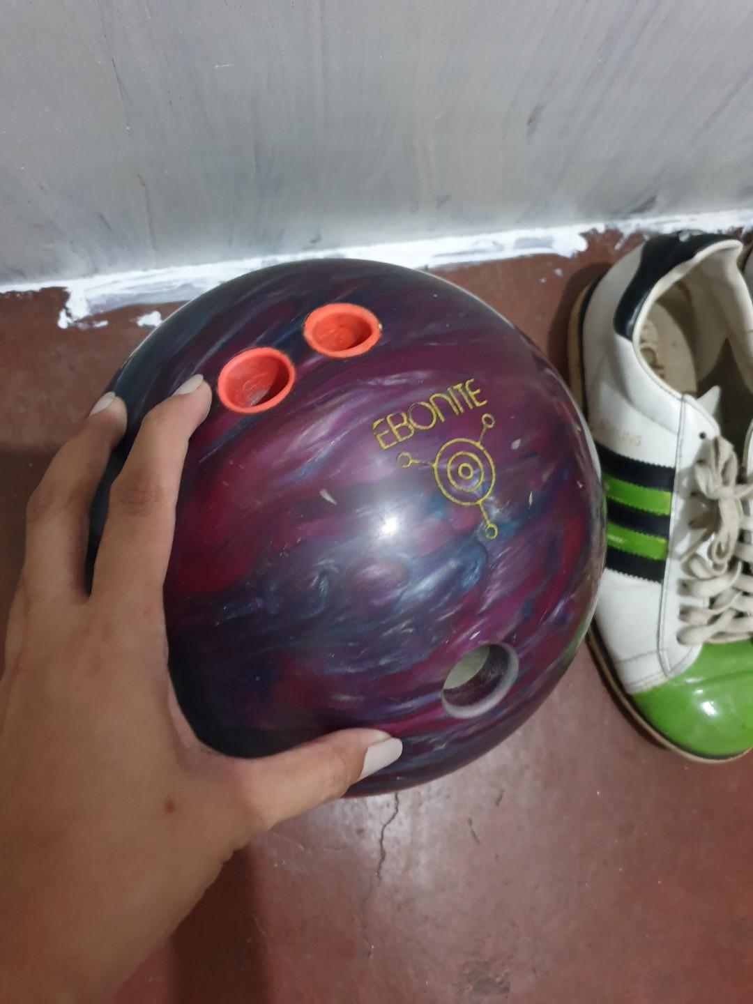 bowling ball bag and shoes