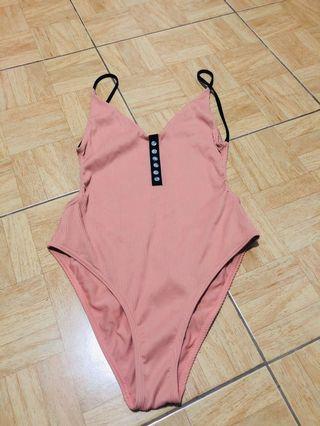 Topshop Backless Swimsuit
