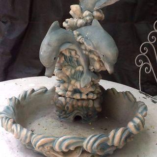 Florentine Fountains Handcrafted Water Sculpture pair