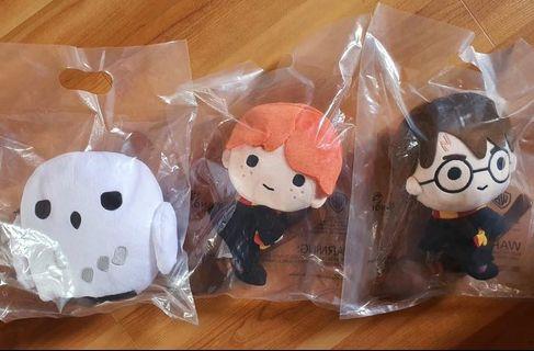 SALE!! (SET OF 3) Harry Potter Soft Toys from Changi Airport