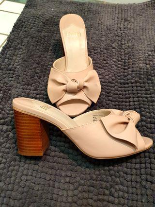 Blush pink heels