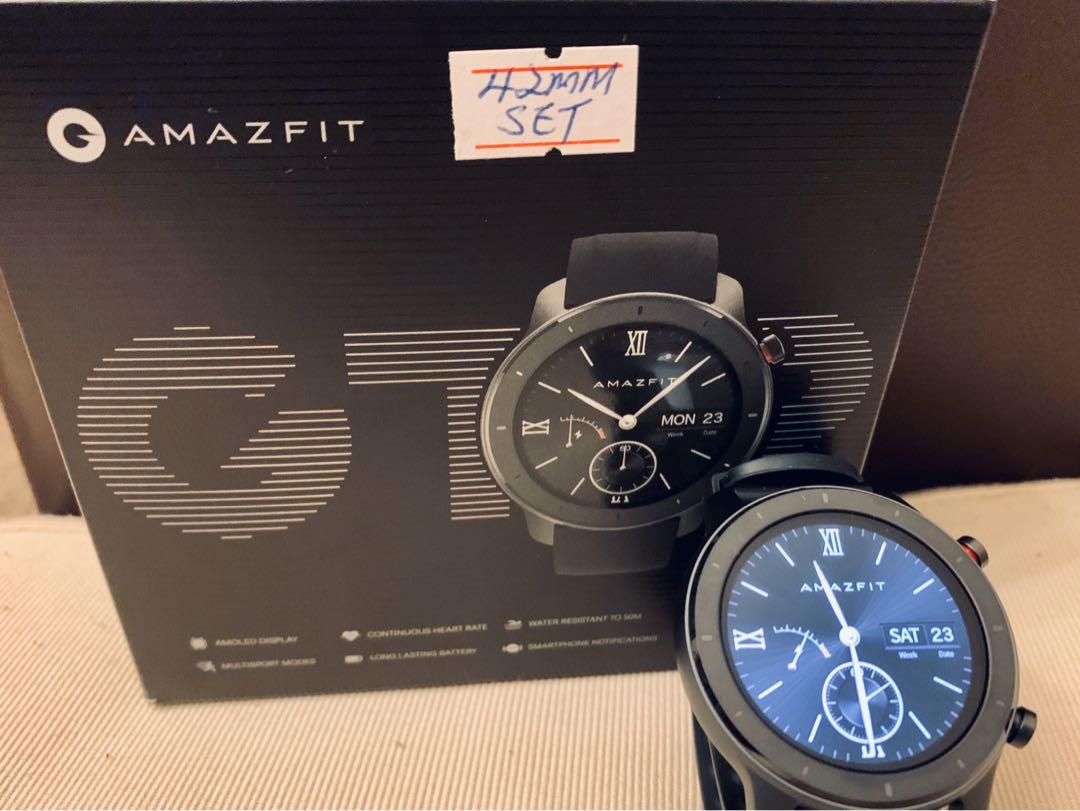 Amazfit gtr 42 outlet starry black