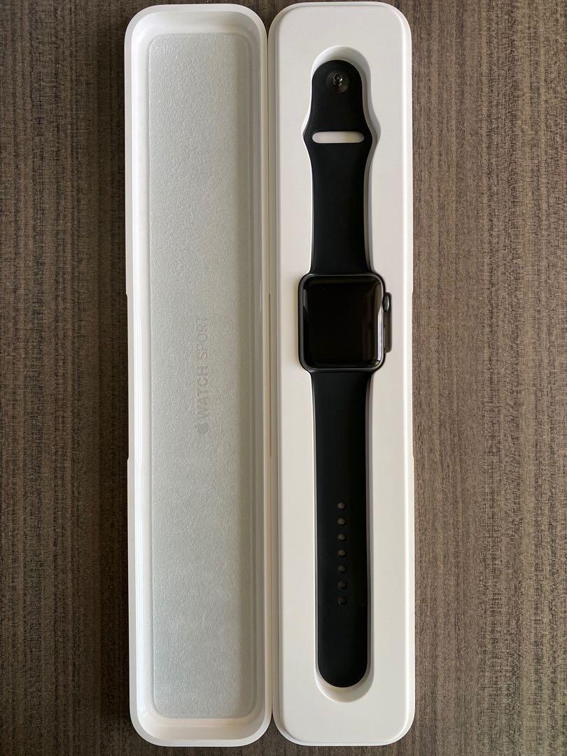 Apple watch sport 42mm 7000 series discount space gray aluminum