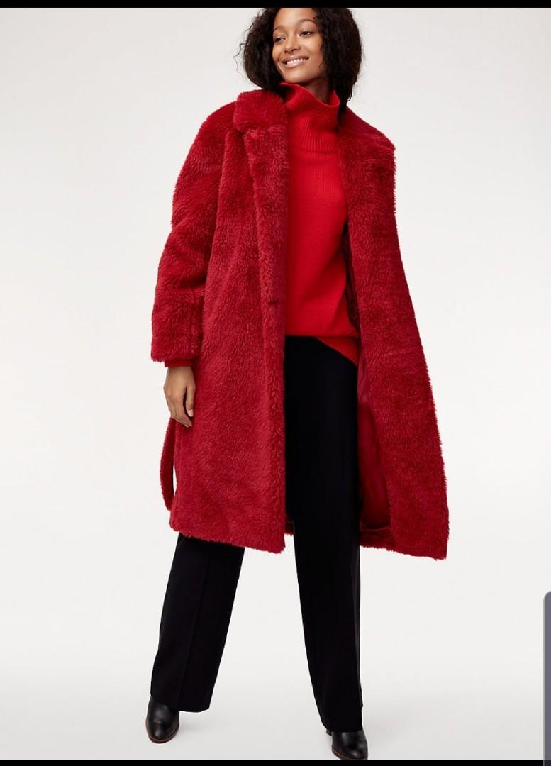 Babaton outlet teddy coat