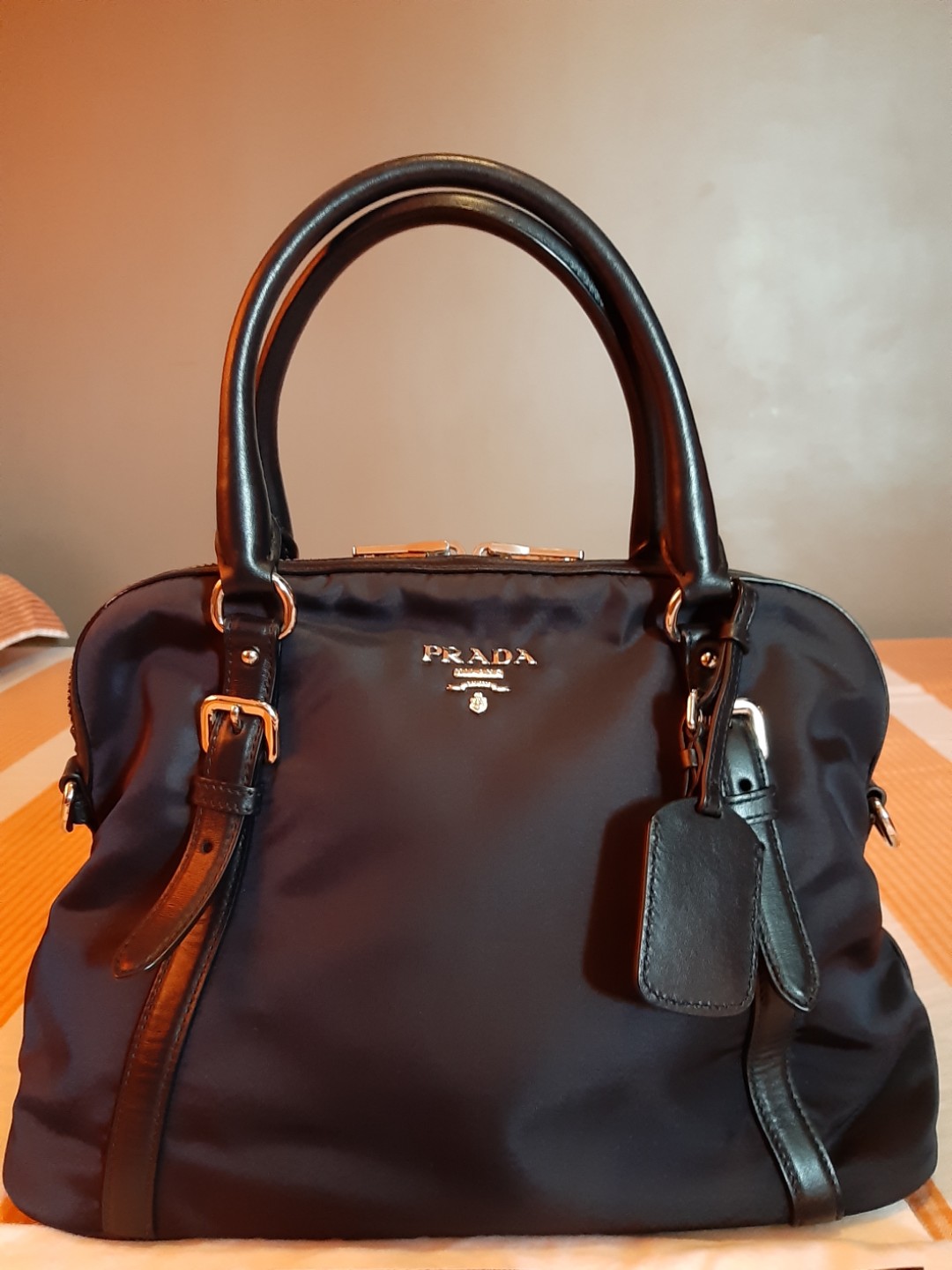 Prada dome bag nylon new arrivals