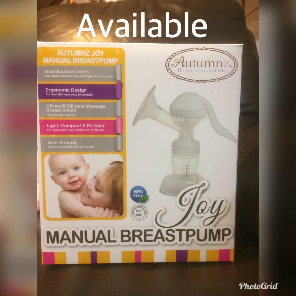 Autumnz Joy Manual Breast Pump Babies Kids Nursing Feeding