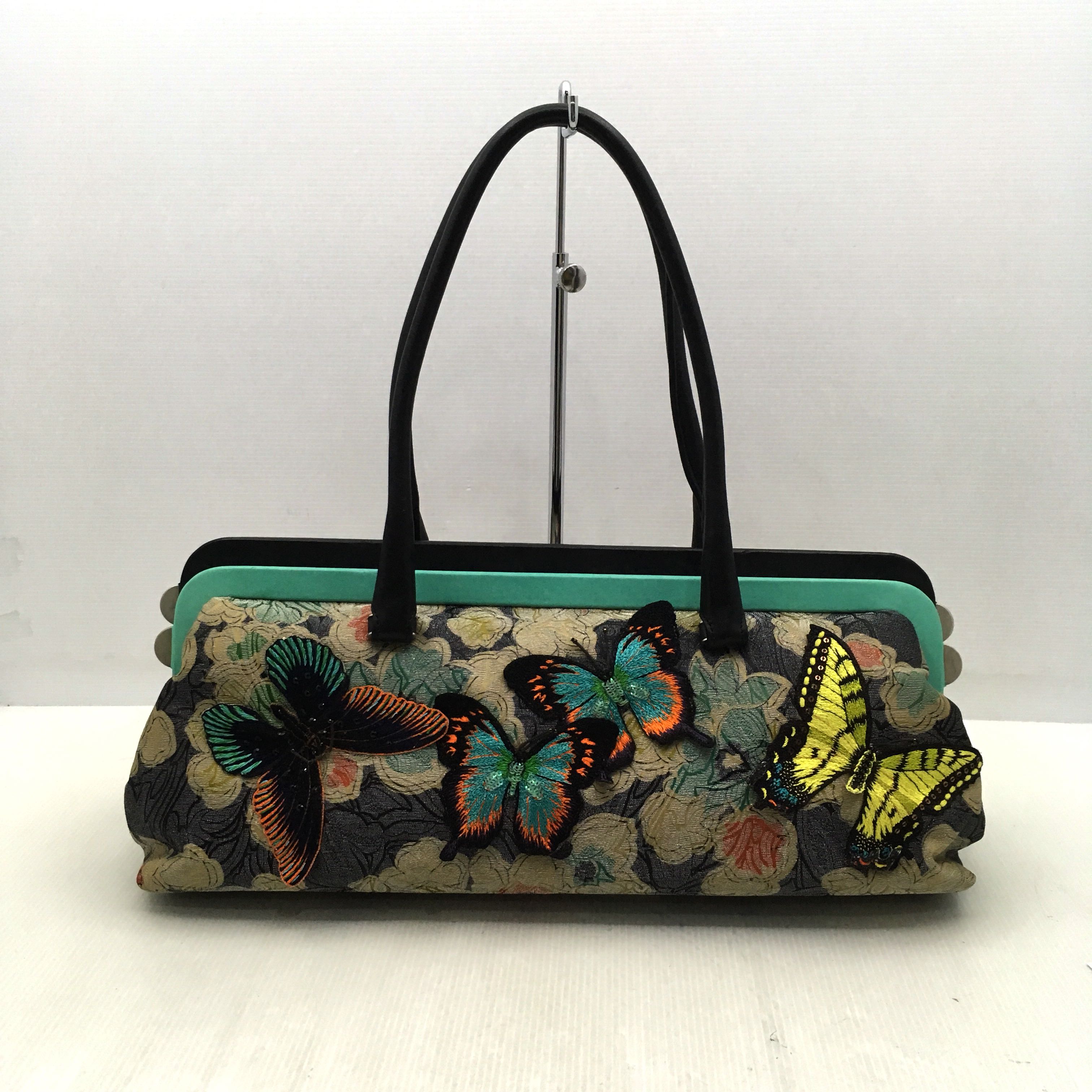 Bottega Veneta 131670 Floral Butterfly Handbag 197011182