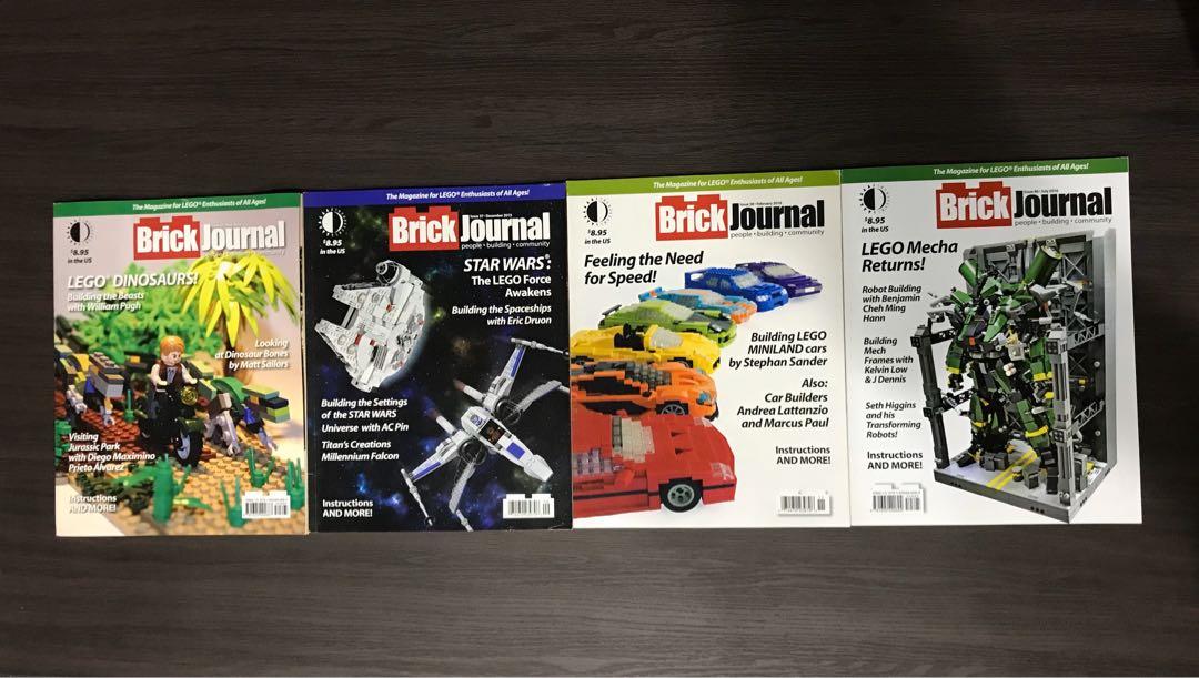 BRICKS magazine 15 and Brick Journal 7 for LEGO fans , Hobbies & Toys