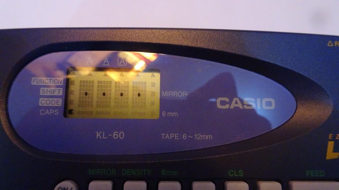 Casio EzLabel/Label It KL60L/Label Printer, Elektronik, Lainnya di