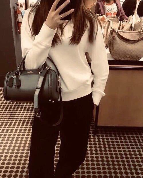 Coach zoe barrel satchel