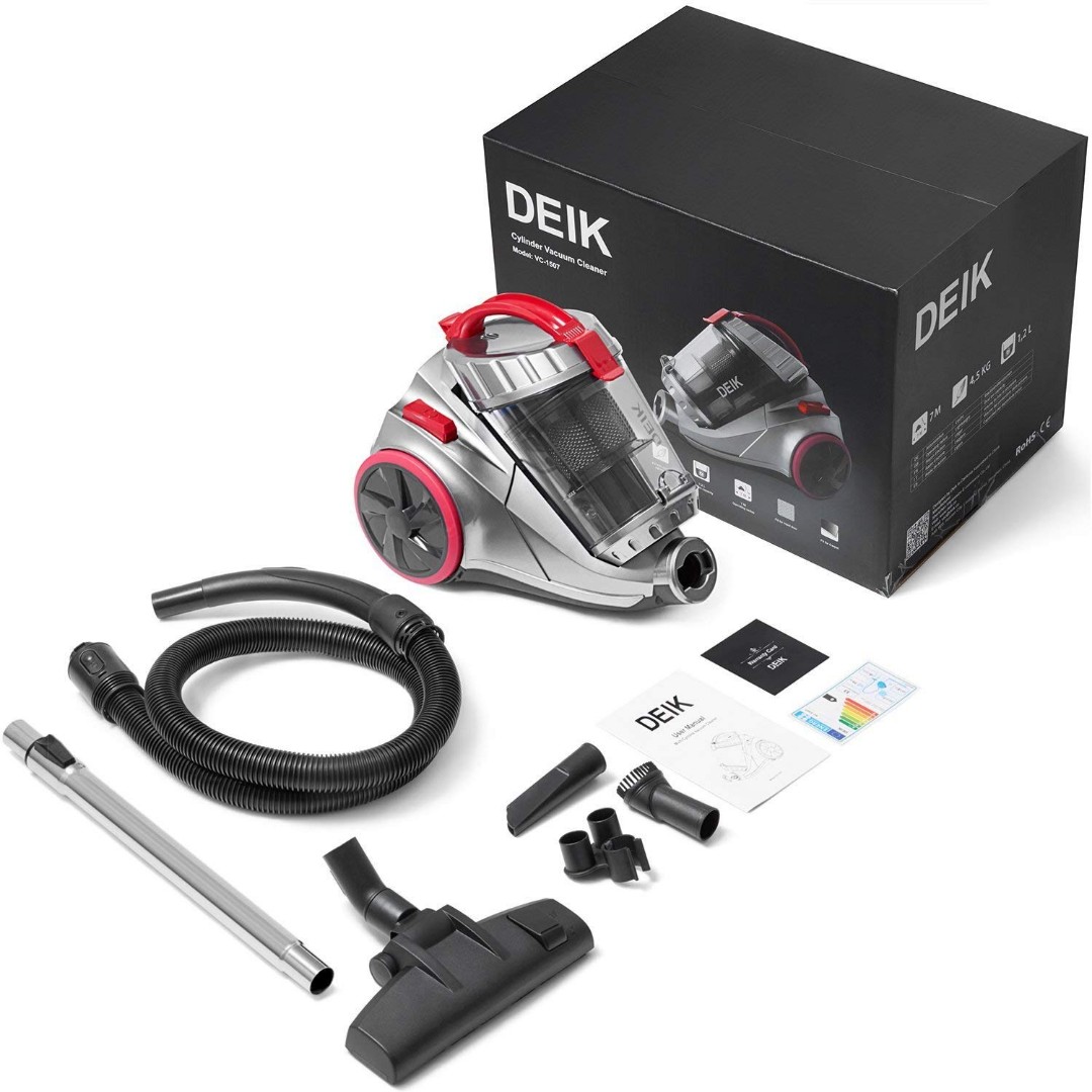 Deik vc1507 Vacuum Cleaner 18Kpa Powerful Suction 800W 4 Stage