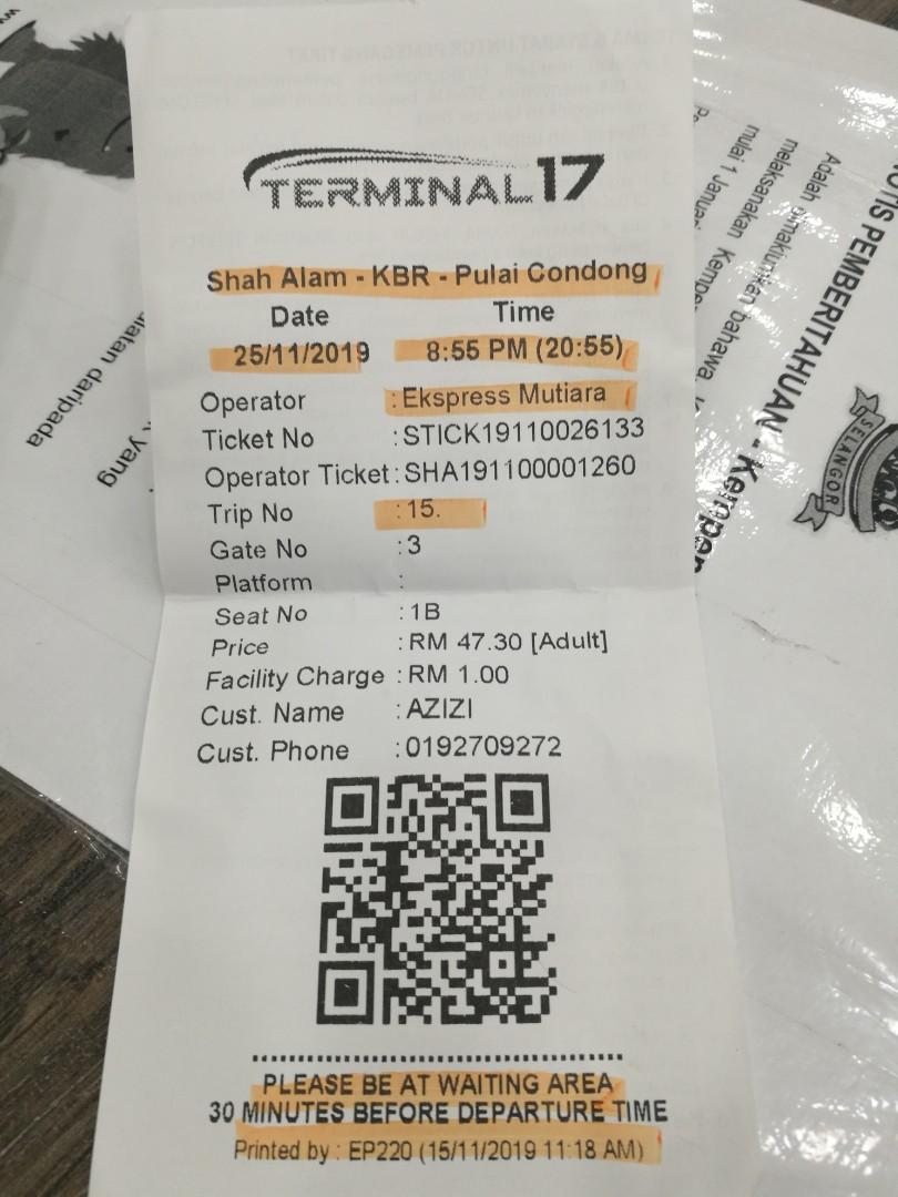 Tiket Bas Mutiara - Tiket bas online mutiara express sebenarnya boleh