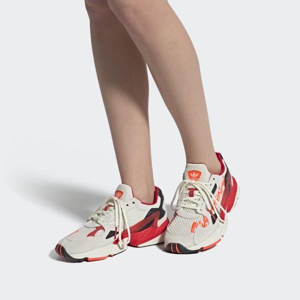 adidas falcon red