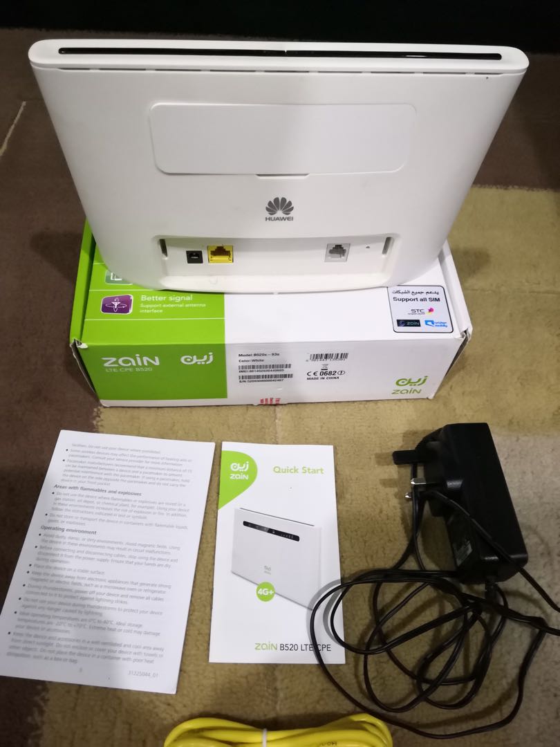 For Sale Huawei B520s 93a Cat6 Lte Router 300 Mbps Openline Electronics Others On Carousell