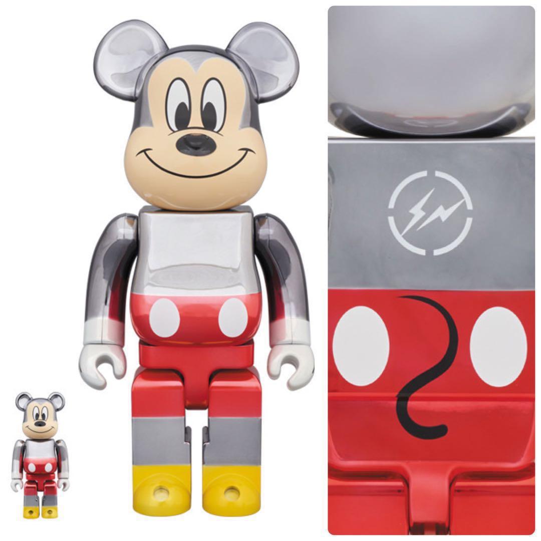 fragmentdesign Mickey Mouse Be@rbrick Color Ver.100% & 400 ...