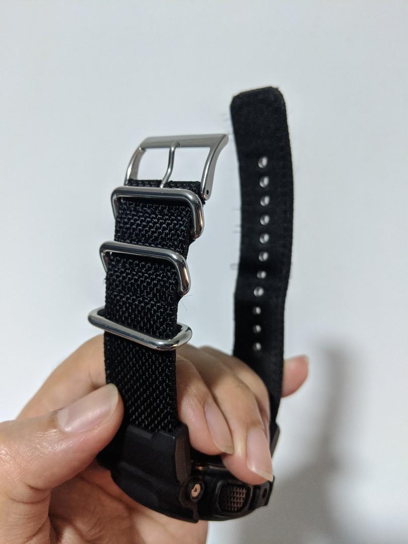 G Shock Watch GA 100 BBN 1A Cloth Band