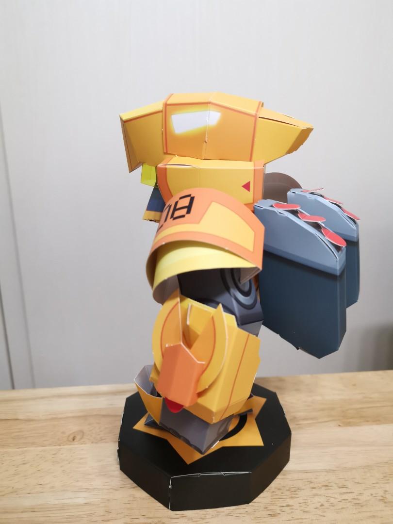 Genuine Official Supercell Brawl Stars Gold Mecha Bo Paper Toy Hobbies Toys Toys Games On Carousell - paper toy do leon brawl stars