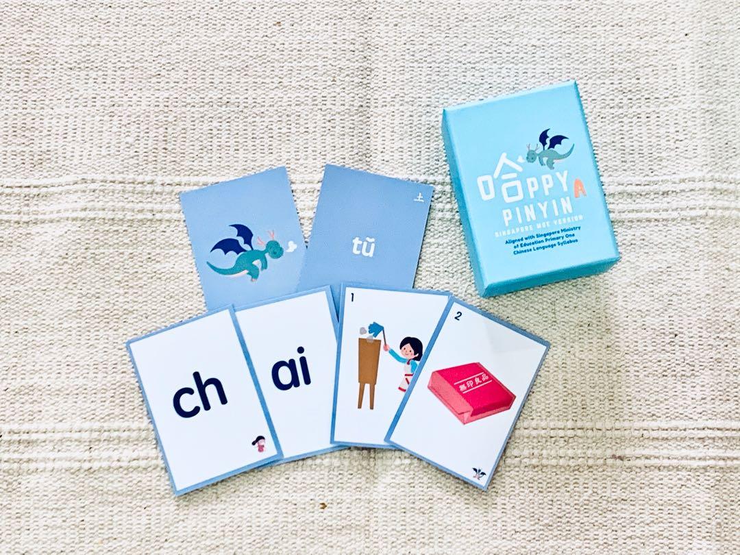 HAPPY PINYIN Flashcards for MOE Primary 1, Hobbies & Toys, Books ...