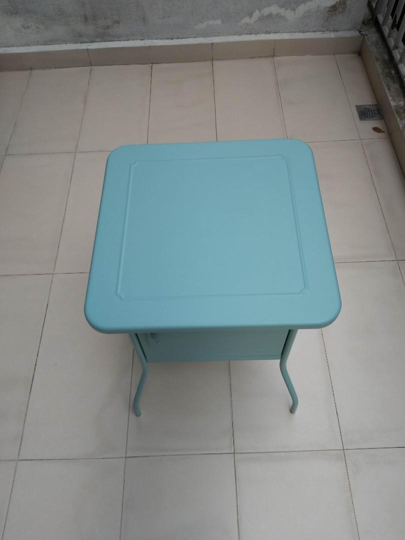 IKEA VETTRE TURQUOISE bedside Furniture & Home Living, Furniture, Tables & Sets