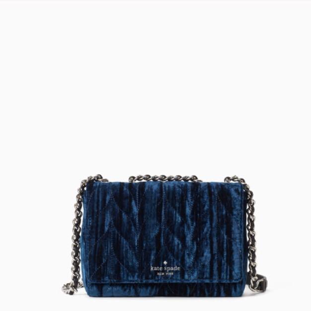 velvet kate spade bag