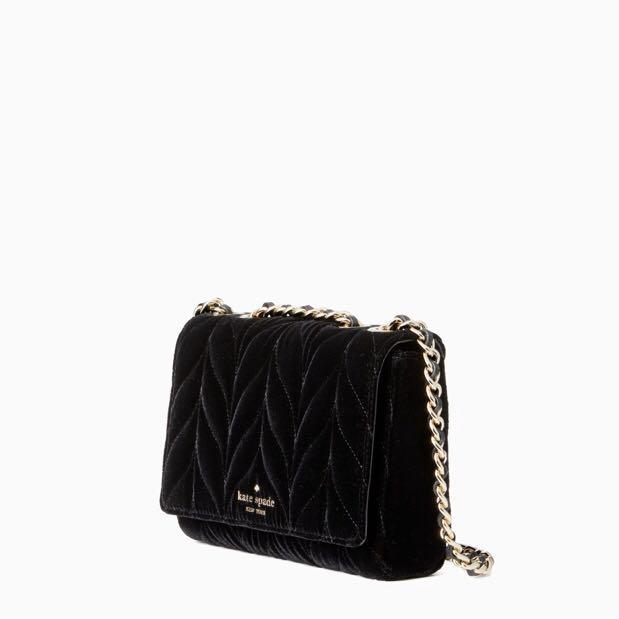 Kate spade velvet 2025 handbag