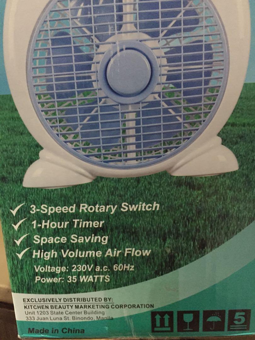 Kyowa box fan, Furniture & Home Living, Lighting & Fans, Fans on Carousell