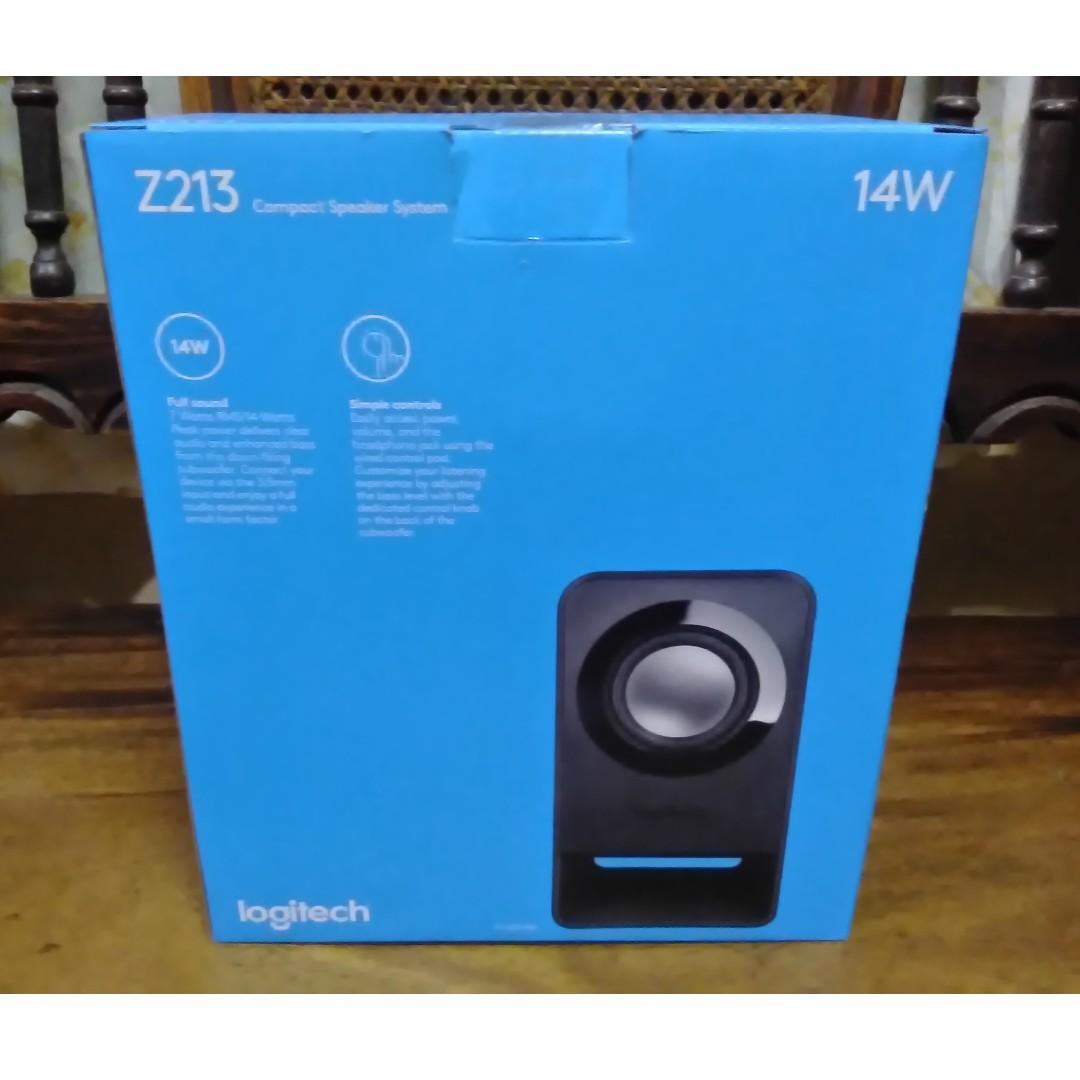 Logitech Z213 Compact 2.1 Speaker System, Audio, Soundbars, Speakers ...
