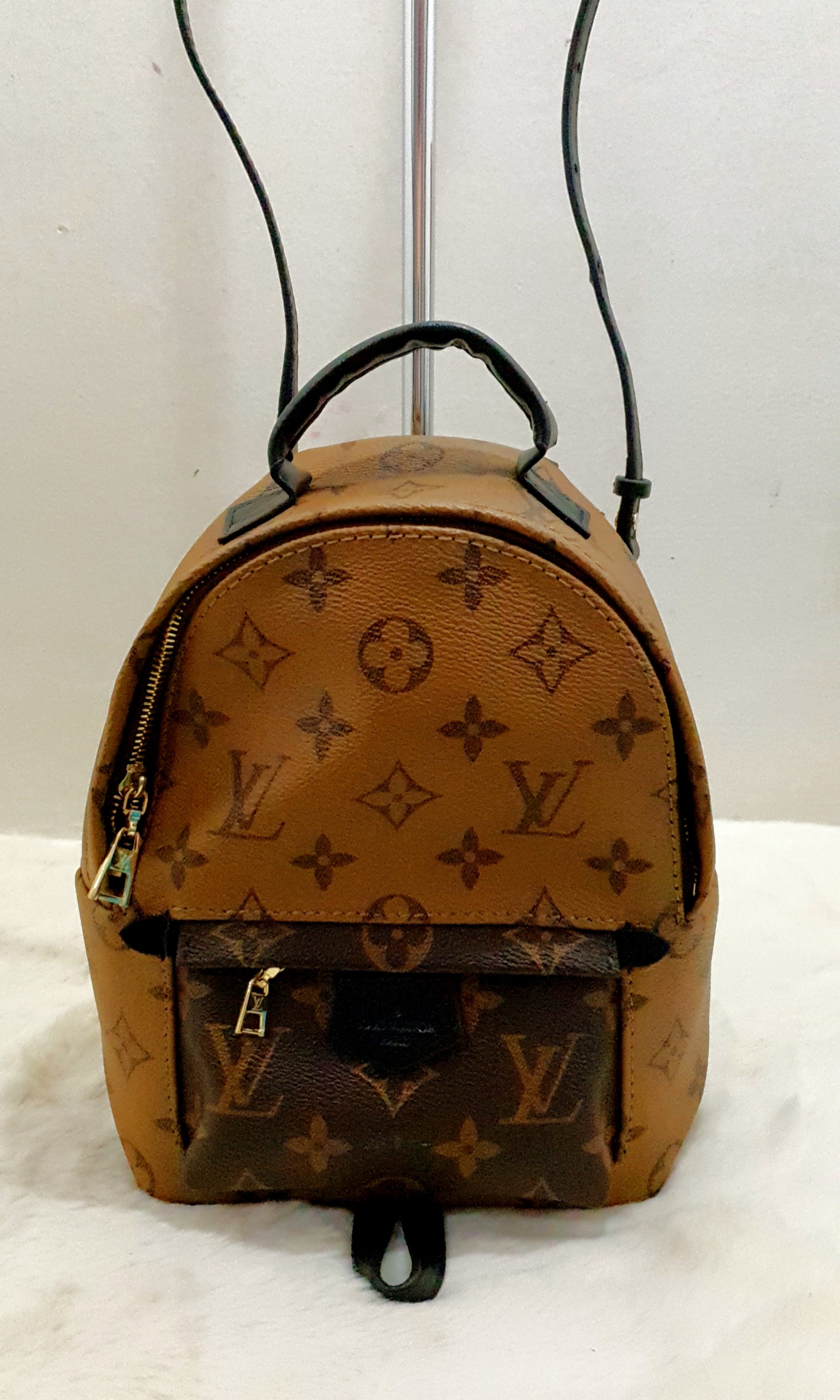 L.V. mini backpack or sling bag Luxury Bags Wallets on Carousell