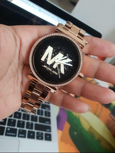 Michael kors access mkt5022 sofie bracelet smart watch in online rose gold