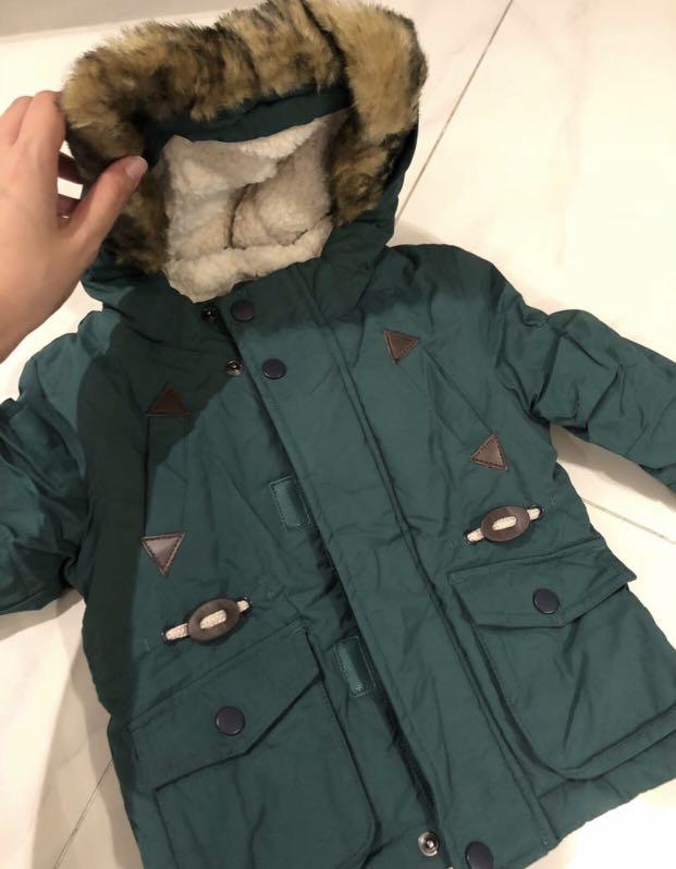 M&S Baby winter jacket, Babies & Kids, Babies & Kids Fashion on Carousell