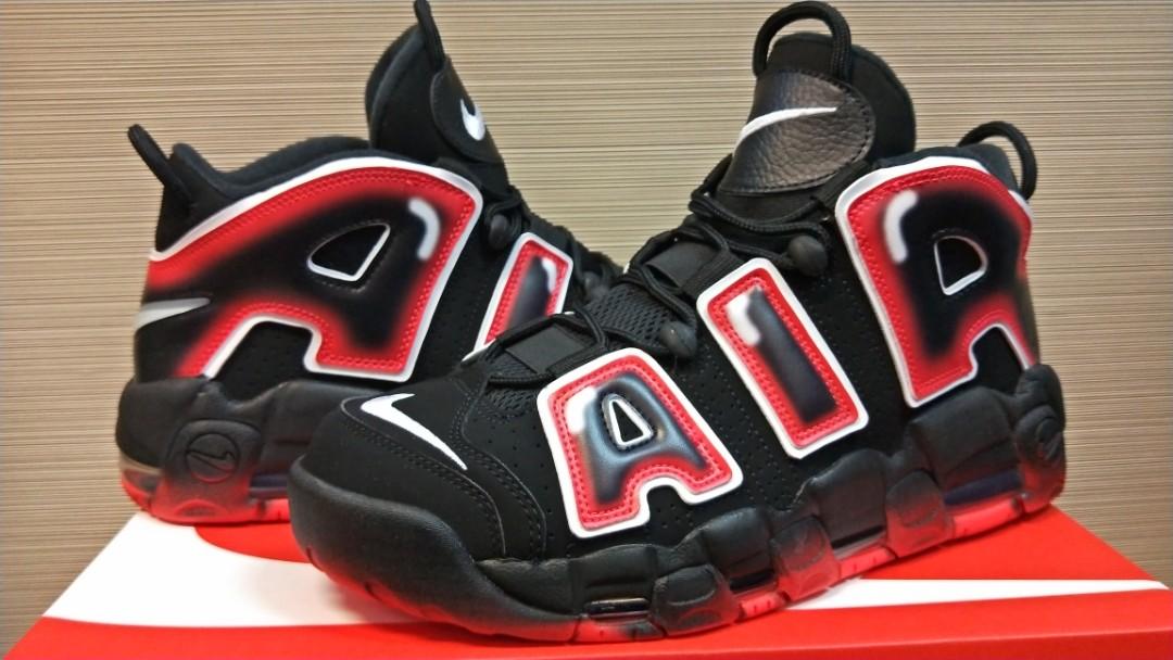 Air more uptempo 96 black/white/laser on sale crimson