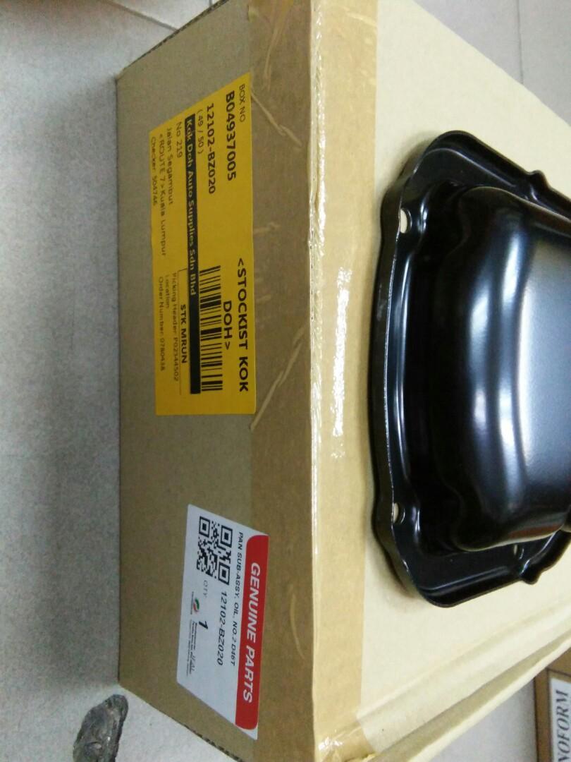 [ORIGINAL] Alza Myvi Old Model Engine Lower Oil Sump, Auto Accessories