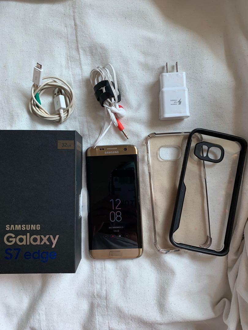 Original Samsung S7 edge NTC Approved with charger box & earphones + 2 free  casing, Mobile Phones & Gadgets, Mobile Phones, Android Phones, Samsung on  Carousell