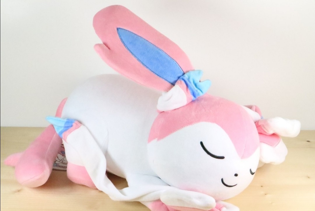 Sylveon sleeping plush clearance