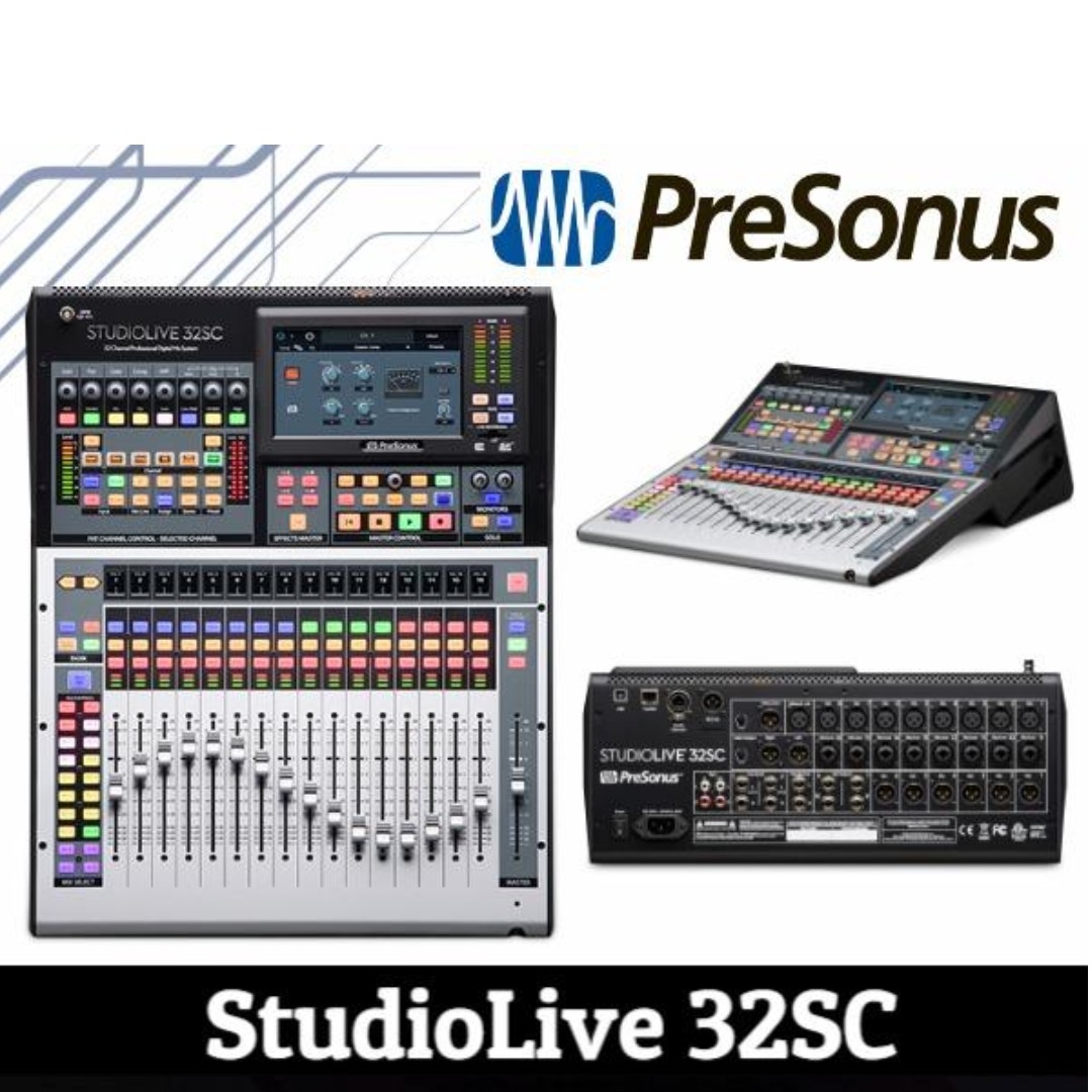 PreSonus StudioLive 32SC 32Channel Digital Mixer and USB Audio