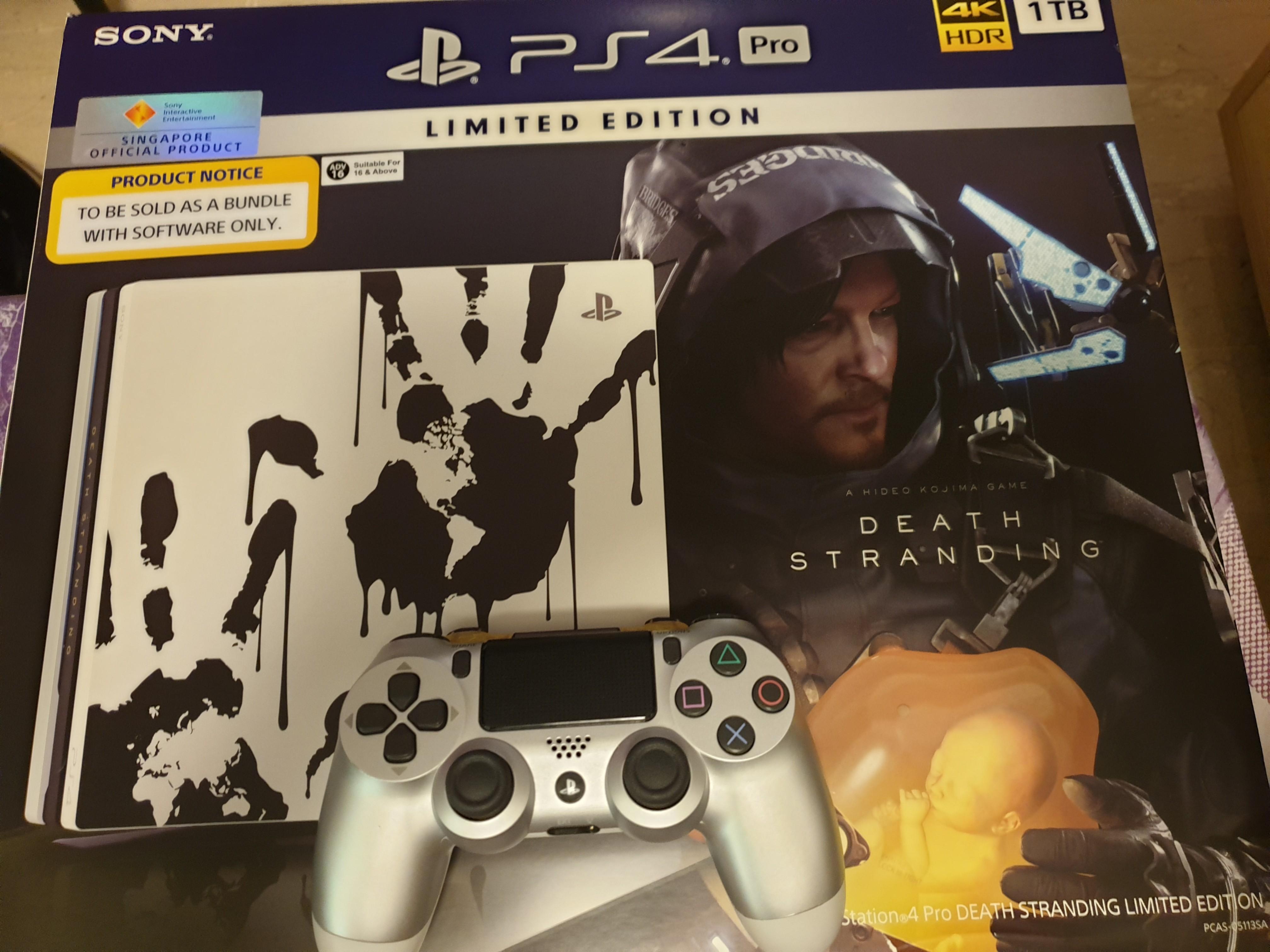 PS4 P4O 1TB Limited Edition (Death Stranding), Toys & Games, Video