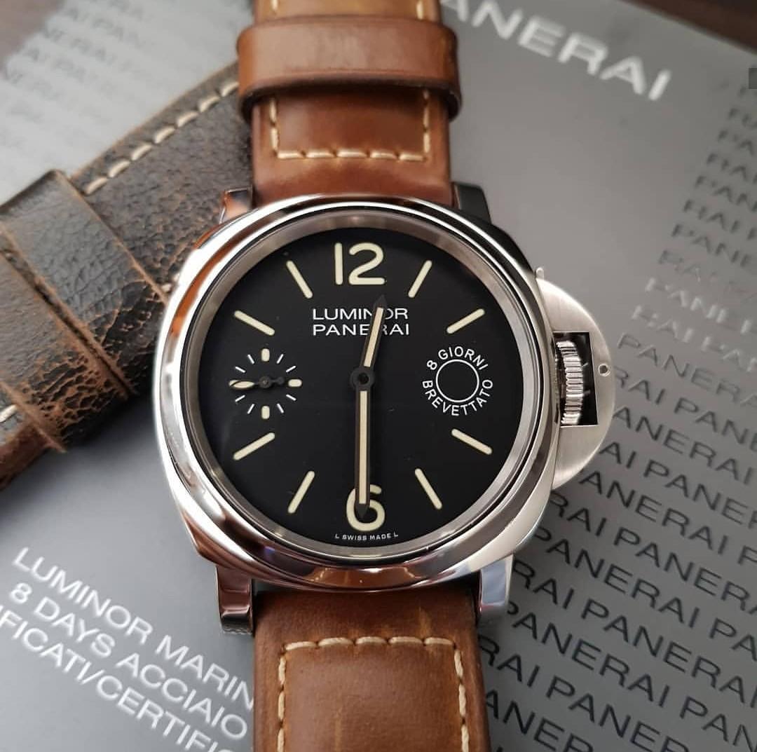 PANERAI LUMINOR MARINA 8 GIORNI BREVETTATO Fesyen Pria Jam